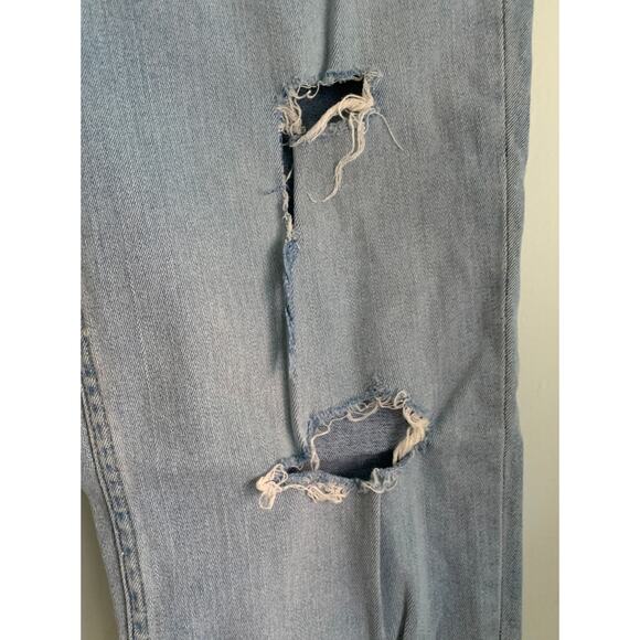 Calvin Klein Ankle Skinny Jeans Distressed Light Wash  Women's Size 30 - Picture 6 of 8